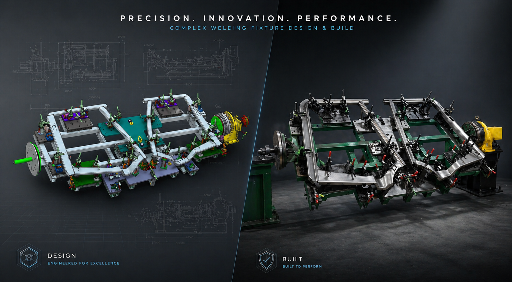 Case Study 02 — Multi-Variant Robotic Welding Fixture for Operator Station Side Frames